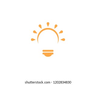 Bulb logo icon 