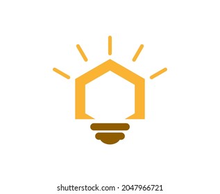 Bulb logo idea light icon 
