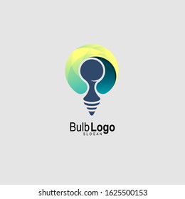 Bulb Logo Imagination Design Solution Icons Stock Vector (Royalty Free ...