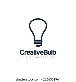 bulb logo and lamp icon vector design template