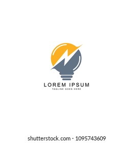 bulb logo template