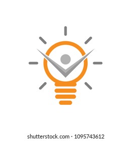 bulb logo template