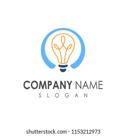 bulb logo template
