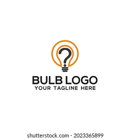 Bulb logo template concept vector