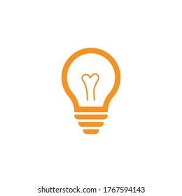 Bulb logo vector 