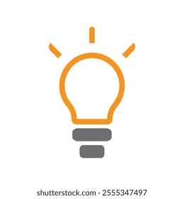 Bulb Logo Vector Icon Template Illustration