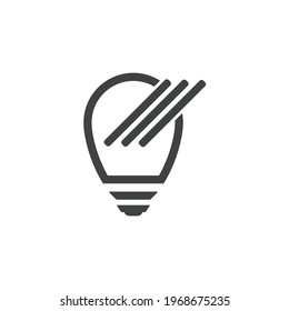 Bulb logo vector illustration template