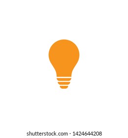 Bulb logo vector ilustration template