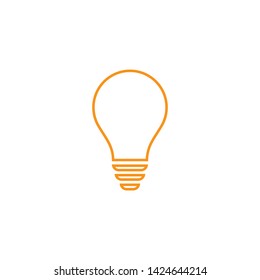 Bulb logo vector ilustration template