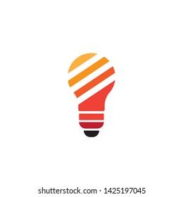 Bulb logo vector ilustration template