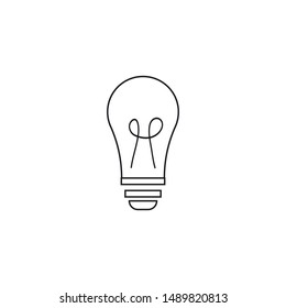 Bulb logo vector ilustration template