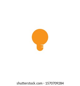 Bulb logo vector ilustration template