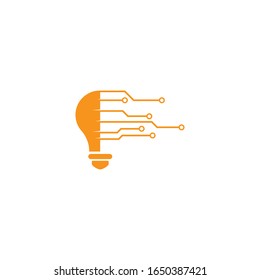 Bulb logo vector ilustration template
