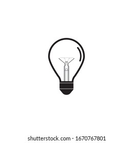 bulb logo vector ilustration template