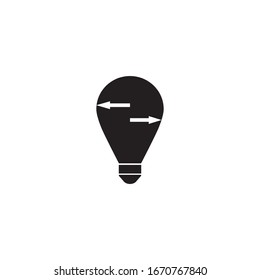 bulb logo vector ilustration template