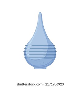 bulb nasal aspirator cartoon. bulb nasal aspirator sign. isolated symbol vector illustration