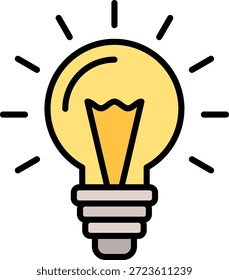 Bulb Nuevo Vector de diseño de iconos creativos
