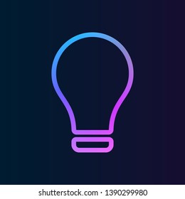 bulb nolan icon. Simple thin line, outline vector of web icons for UI and UX, website or mobile application