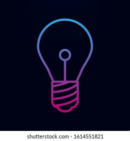 Bulb nolan icon. Simple thin line, outline vector of web icons for ui and ux, website or mobile application