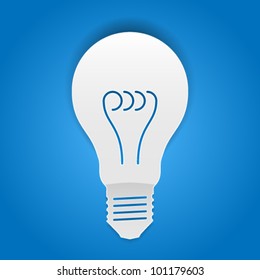 Bulb - paper cut design