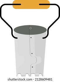 Bulb planter, illustration, vector on a white background.