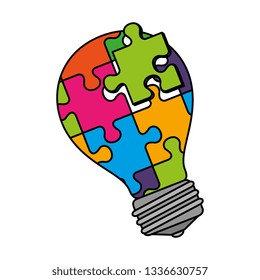 bulb with puzzle attached solution