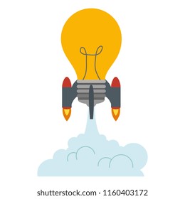 bulb rocket launcher with smoke