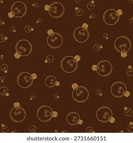 Birne runde Lampe hübsches Element trendy Design Vektor Illustration bunter Hintergrund.eps