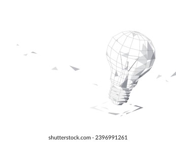 bombilla muestra el significado de ilustración vectorial creativa gráfica EPS 10
