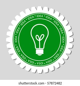 Bulb Sign Label