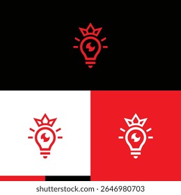 bulb smart with crown logo