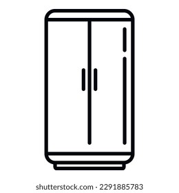 Bulb solarium icon outline vector. Body sunlight. Spa salon