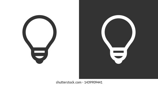 Bulb Symbol Sign Icon Vector