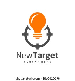 
Bulb Target logo vector template, Creative Target logo design concepts, Icon symbol, illustration