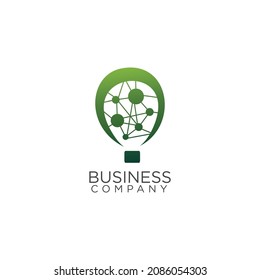 bulb tech logo design vector, logo for technology company, creative logos