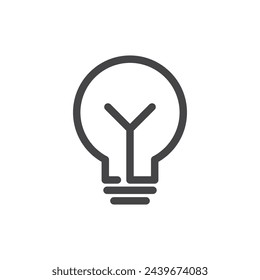 Lampentechnologie Illustration Logo Symbol Vektor-Design