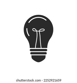 Bulb technology ilustration logo vector design