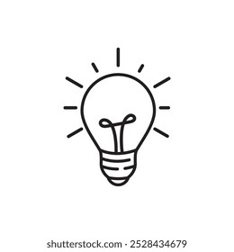 Bulb technology ilustration logo vector design