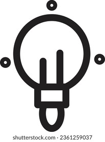 Bulb Tool Work Outline Icon