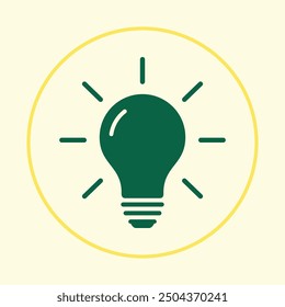 Bulb trendy icon master abstract vector illustration colorful artwork beautiful design.eps