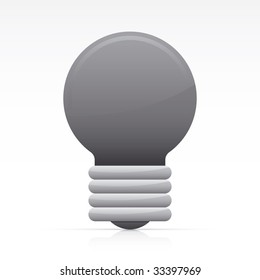 Bulb. Vector in Adobe Illustrator EPS for multiple applications.