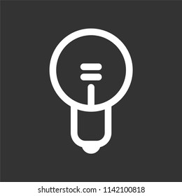 bulb vector eps 10