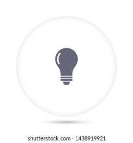 bulb vector icon 10 eps , Lorem ipsum Flat design