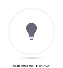 bulb vector icon 10 eps , Lorem ipsum Flat design