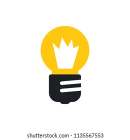 bulb vector icon
