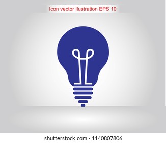 bulb vector icon