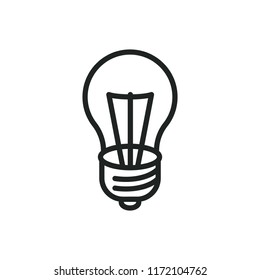 bulb vector icon