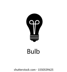 Bulb vector icon  