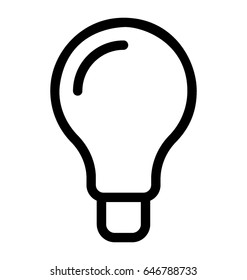 Bulb Vector Icon