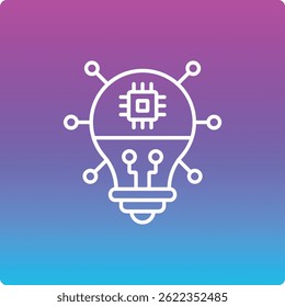 Bulb vector icon. Can be used for printing, mobile and web applications.